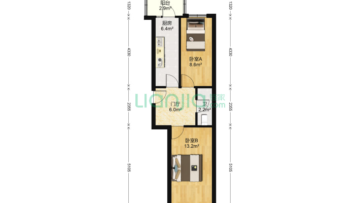 同庆胡同二手房实景图