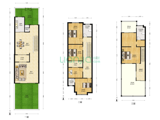 衡园 5室2厅4卫 278平方