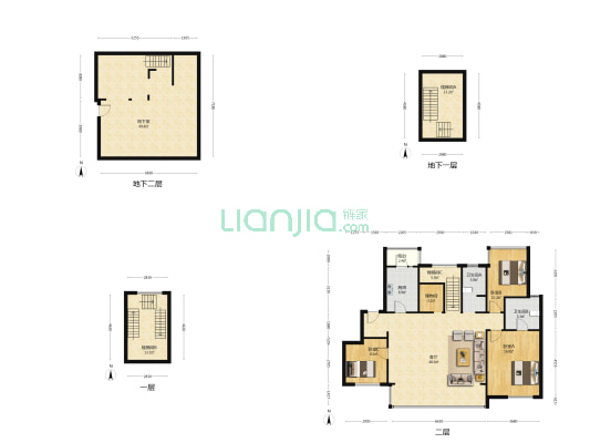 华润置地静安府 3室1厅2卫 206平方