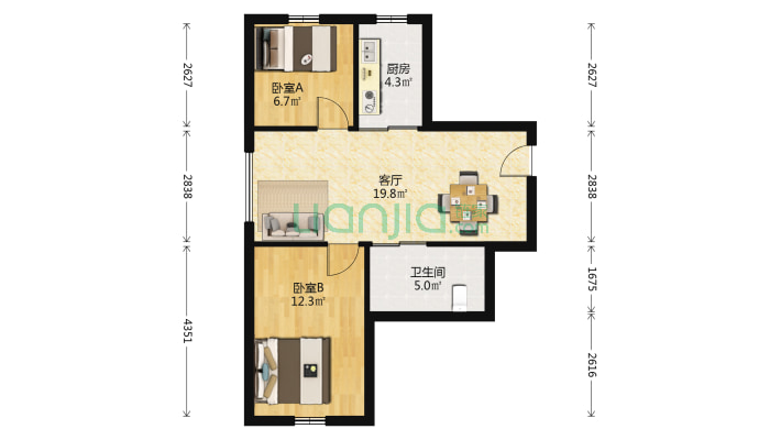 龙安欣居二手房实景图
