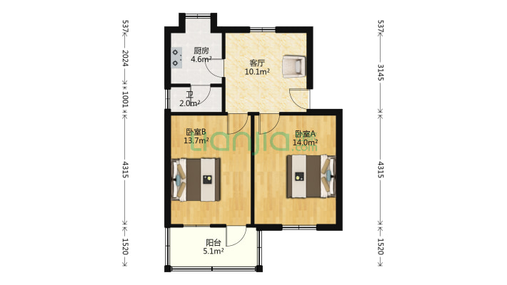 汽电宿舍（东风路上大垅汽电宿舍）二手房实景图