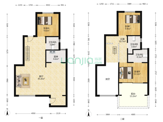 正泓府 3室1厅3卫 152平方