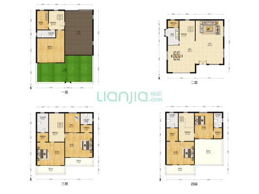 东骏花园 6室2厅5卫 422平方