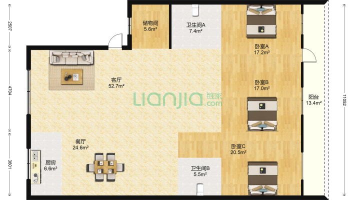 阳光嘉苑二手房实景图