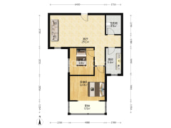 冠云路开发区段宏远景园两居室好楼层采光充足价格低-涿州宏远景园户型图