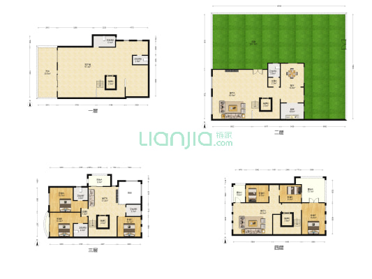 俊发生态半岛 6室4厅6卫 523平方