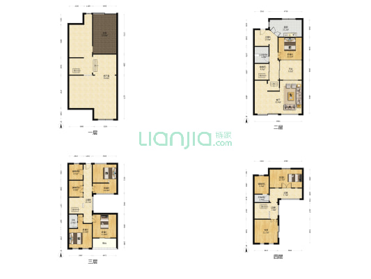 新湖明珠城尼斯苑 6室1厅3卫 326平方