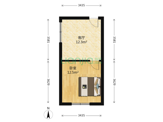 广福坊 1室1厅0卫 86平方