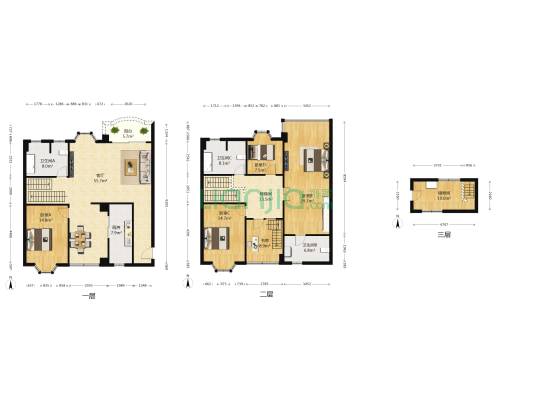 瑞和园 5室1厅3卫 216平方
