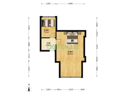 曲阜道 2室0厅0卫 35平方