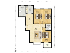 水尚仁佳 3室2厅 南 北-涿州水尚仁佳户型图