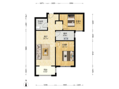 牛津花园 楼栋位置好 楼间距大 全天采光 视野开阔-涿州鹏渤印象城牛津花园户型图