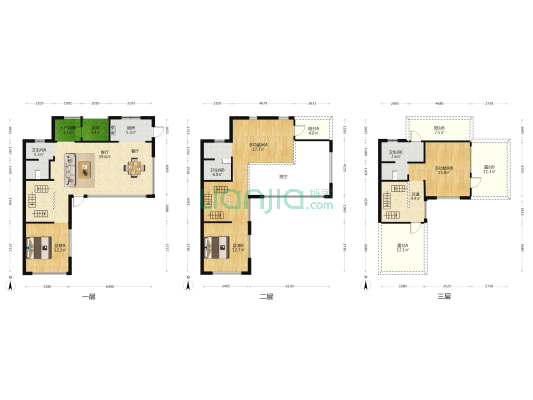 九洲保利天和屿墅 4室1厅3卫 331平方