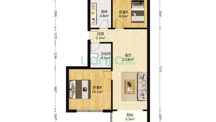 嘉兴路17小区二手房实景图