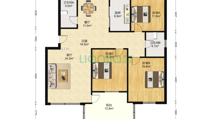 绿多花苑二手房实景图