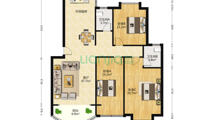 供电局宿舍二手房实景图