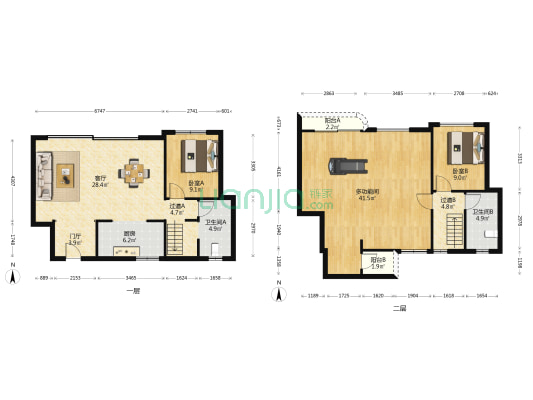 花样年霍克尼的好时光 3室1厅2卫 131平方