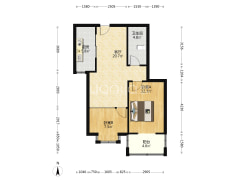 水岸花城精装大一居，一层进出方便-涿州水岸花城户型图