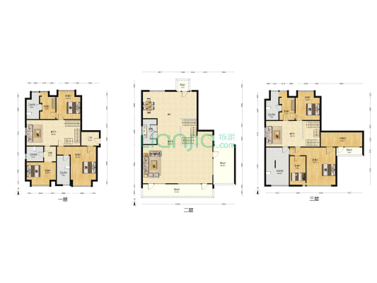 海玥花园B区 8室3厅5卫 540平方