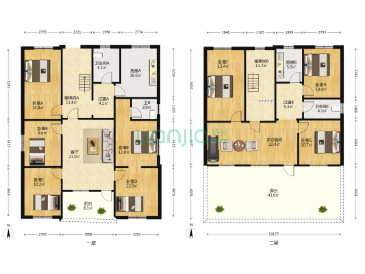 广恩路 9室1厅3卫 348平方