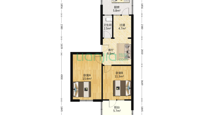 省物资局宿舍（长青路）二手房实景图