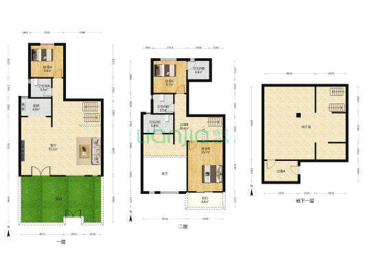 银城原溪 3室1厅4卫 234平方
