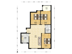 精装三居室，自住标准，随时看房礼包入住-涿州水尚仁佳户型图