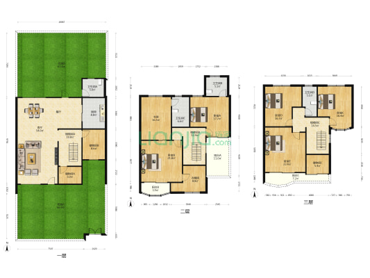 华盛新村南区 6室1厅4卫 218平方