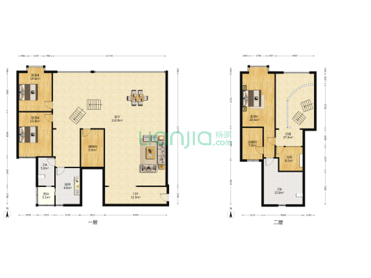 胜利路 4室1厅2卫 284平方