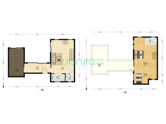隆鑫上邦山居岁月 2室1厅2卫 107平方