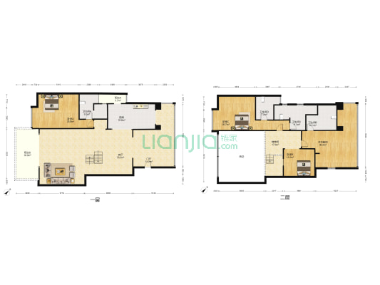 华侨城天鹅堡 4室1厅4卫 291平方