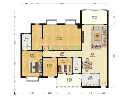 佛山丽雅苑中区房价怎么样丽雅苑中区房源户型图小区车位交通地址详情