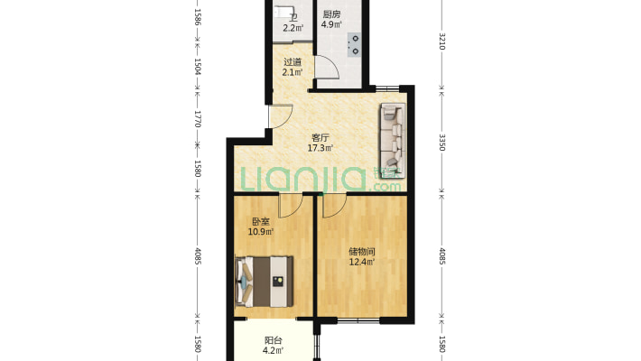 铁城村二手房实景图