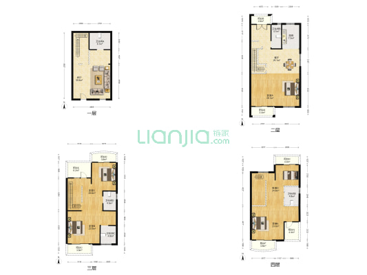九城御两湖 5室2厅5卫 268平方