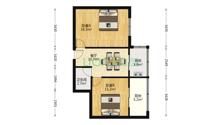 甘肃省七三局外贸局公司家属院二手房实景图