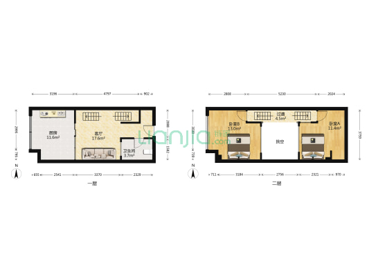 星荟PARK 2室1厅1卫 47平方