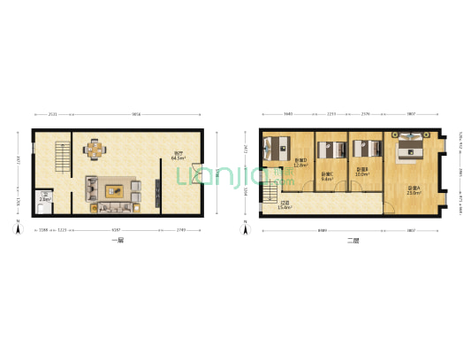 锦绣福邸 4室1厅1卫 155平方