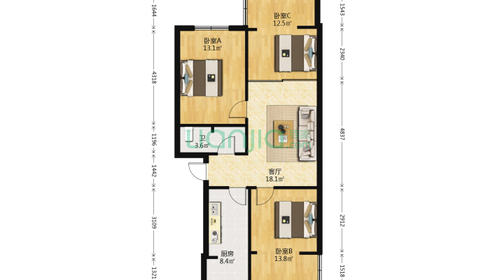 龙舟路小区1号二手房实景图