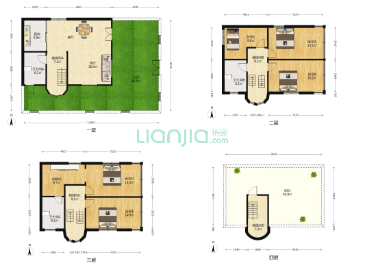 南区渡头村 5室1厅3卫 188平方