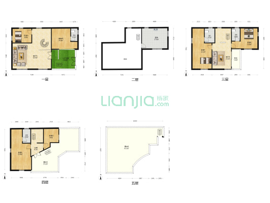 容桂单家四基社区 5室2厅4卫 214平方