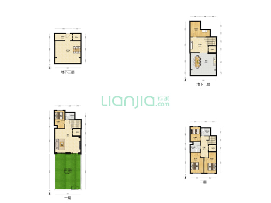 京能丽墅 4室1厅3卫 270平方