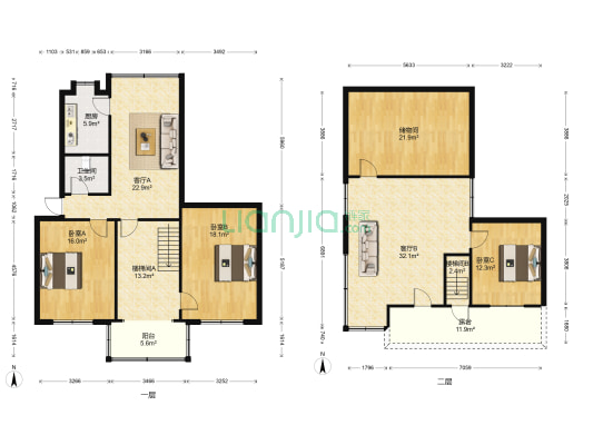 市一中教工宿舍 3室2厅1卫 80平方