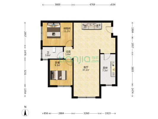 南山首府 4室3厅4卫 225平方