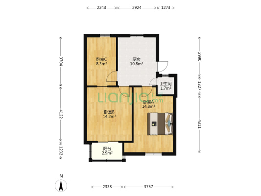 南坪楼 3室0厅1卫 46平方