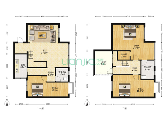 桂城丽景苑 3室1厅2卫 159平方