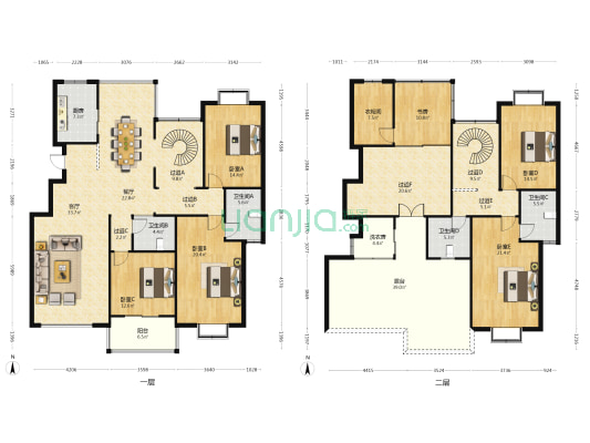 天成·锦江苑 6室2厅4卫 300平方