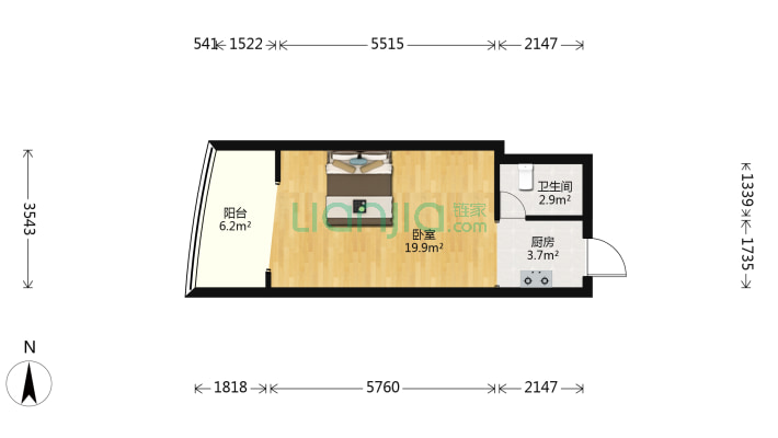 鸿业公寓晋安区二手房实景图