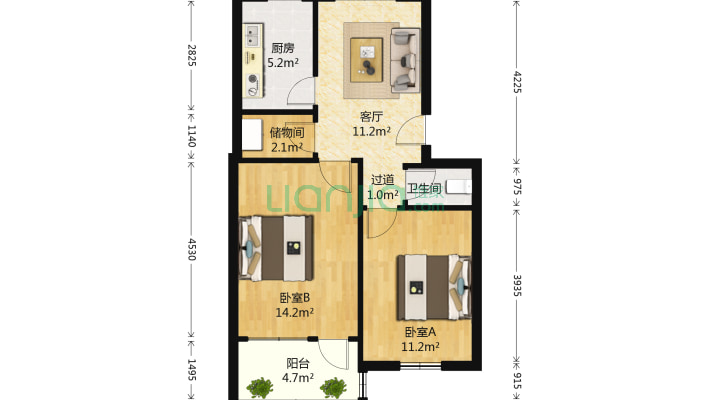龙山化工总厂厂区二手房实景图