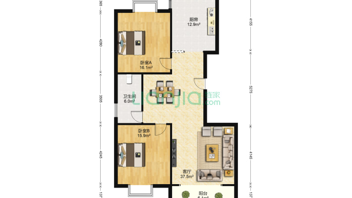 富通广场二手房实景图