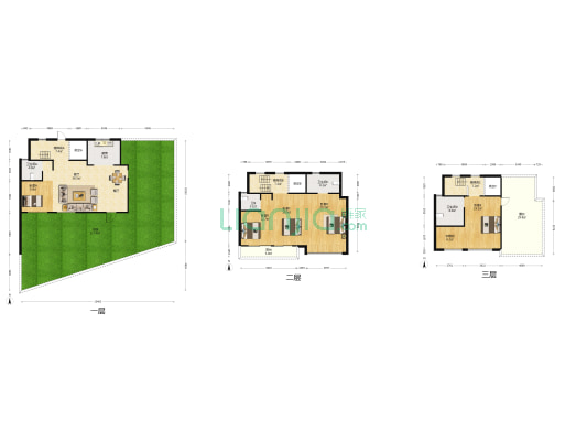 大家湛景满园 5室1厅4卫 206平方